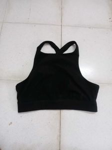 alo Yoga Black Bra Top