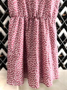 SHEIN Pink Ditsy Floral Print Cami Dress