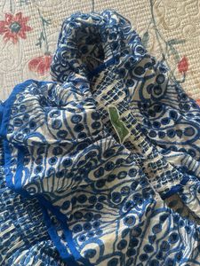 Boho Chic Blue Maxi Dress