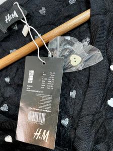 Pinterest H&amp;M Heart Print Cardigan D