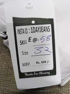 E@58 Size-32 Slim Jeans