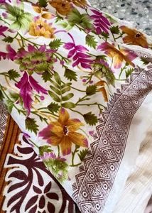 Floral Print Saree