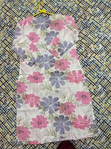 Floral Print Kurta