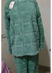 Cozy Green Pajama Set