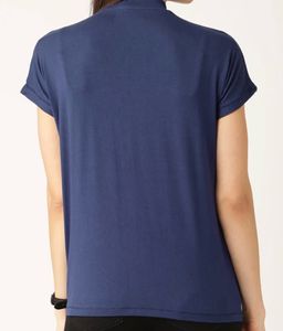 Blue Relaxed Fit Top