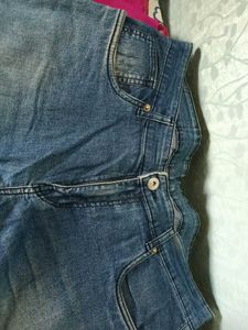 Used Blue Colour Jeans Pant - In Good Condition