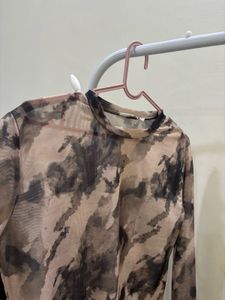 Sheer Fitted Top
