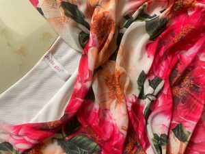 Floral One-Shoulder Dress