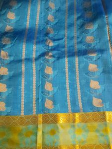 Grand Silk Saree with Contrast Blouse
