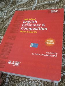 Wren And Martin English Grammar