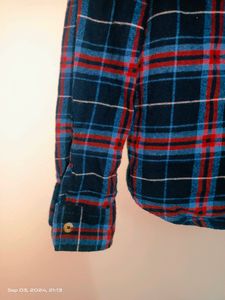 Women Dark Blue Casual Shirt