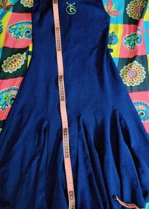 Vintage Blue Sleeveless Dress