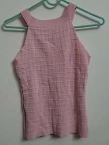 Pink Sleeveless Top