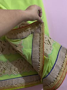 Beautiful Zari Work Saree