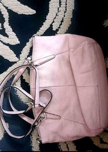Coach Floral Applique Leather Satchel