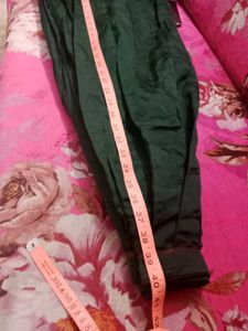 Green Pattupavada With 2 Blouses