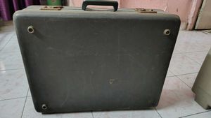 Grey Medium size Suitcase