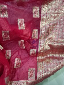 Brand New Red Saree