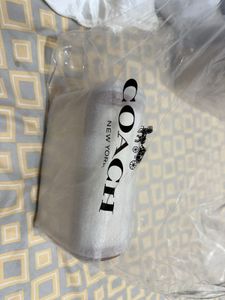 Coach Idol Canvas and Glovetanned Leather Shoulder
