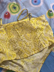 Yellow Bandana Top