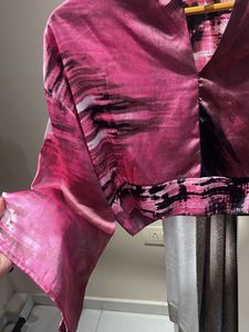 Satin Crop Top