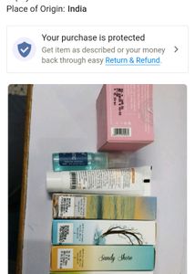Perfume, Night Reset Cream, Day Cream And cologne
