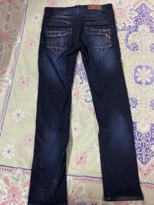 Dark Blue Denim Jeans