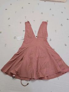 ZARA Dusty Rose Mini Dress