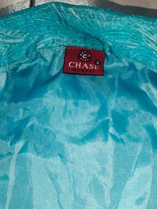 Stylish blue party clothes