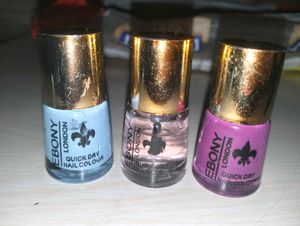 Ebony London Nail Polish Set