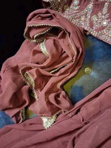 Embroidered Indian Outfit