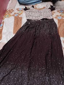 Sparkly Brown Lehenga