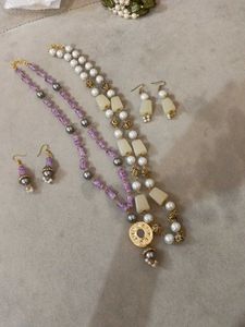 Two Necklace &amp; Earring Sets