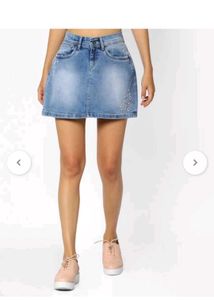 Denim Mini Skirt