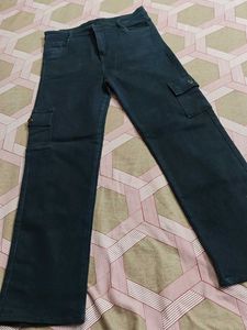 Vintage Wash Wide Leg Jeans