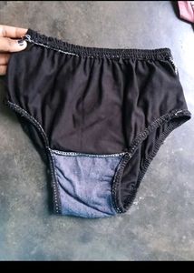 Black Cotton Panties