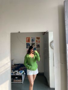 Green Knit Sweater
