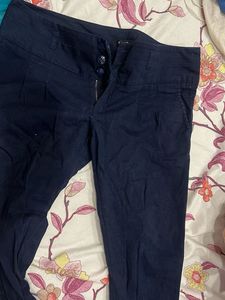 Navy Blue High Waisted Pants