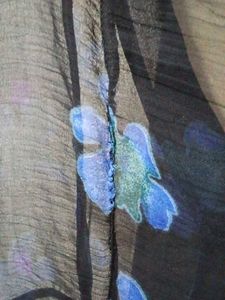 Floral Sheer Top or cape