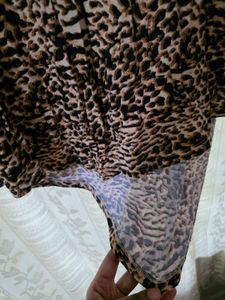 Cheetah Print Top UK 12