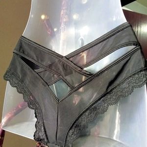 Black Lace/Net Panty