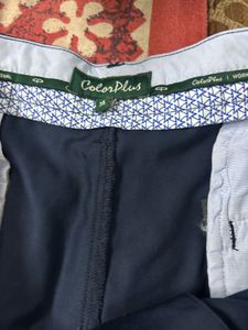 Color Plus Navy blue Pants