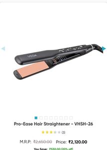 VEGA Pro-ease Hair Straightener (VHSH-26)