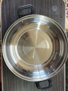 Induction stainless steel kadai