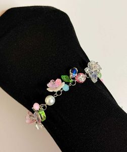 Unique Handmade Glass Beads Bracelet