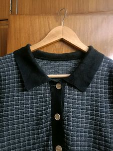 Black Knit Top