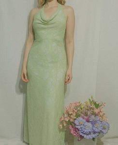 Sage Green Halter Maxi Dress