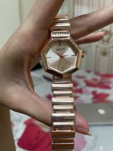 Rose Gold Diamond Studded Women’s Watch