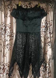 Black Lace Party Dress