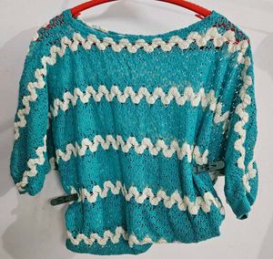 Crochet Knit Top